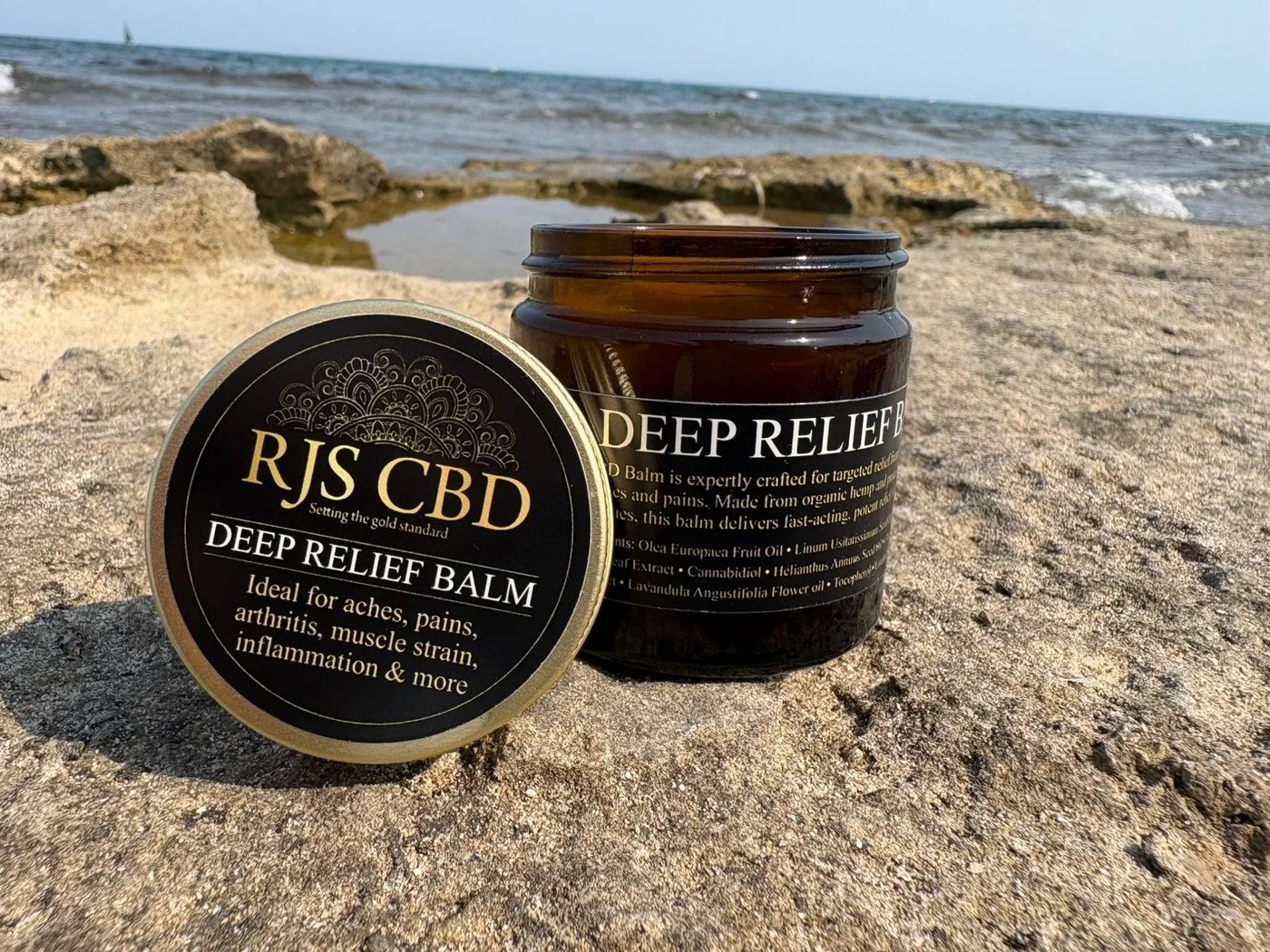Balm by RJS CBD on the coast